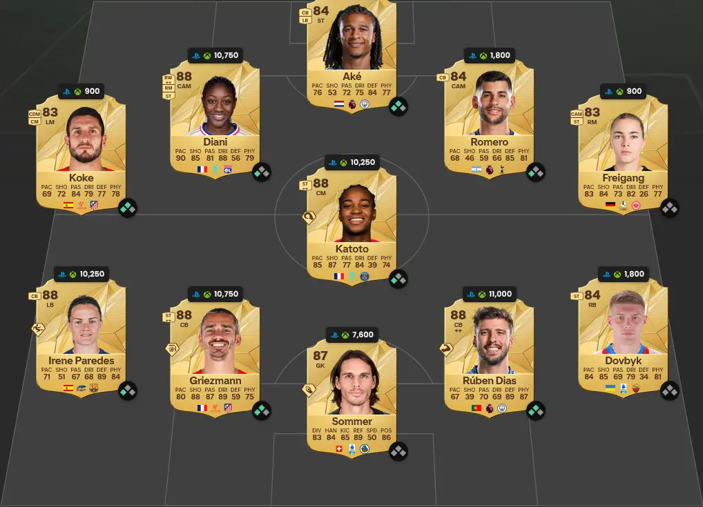 Soluzione Rosa Con Valutazione 87 SBC Leroy Sané Winter Wildcards.
