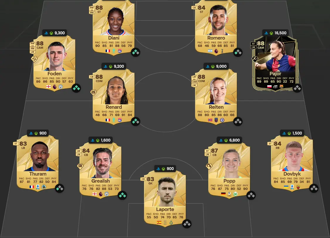 Soluzione Rosa Con Valutazione 87 SBC Ze Roberto Winter Wildcards Eroe.