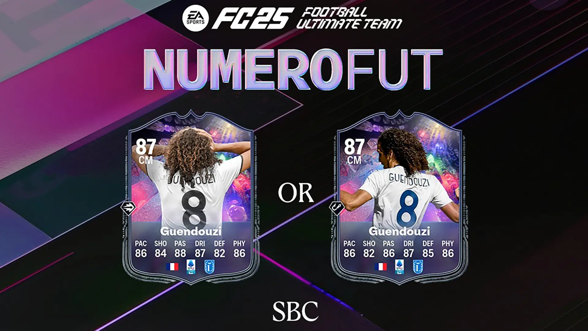 Cover SBC Guendouzi NumeroFUT Fc 25