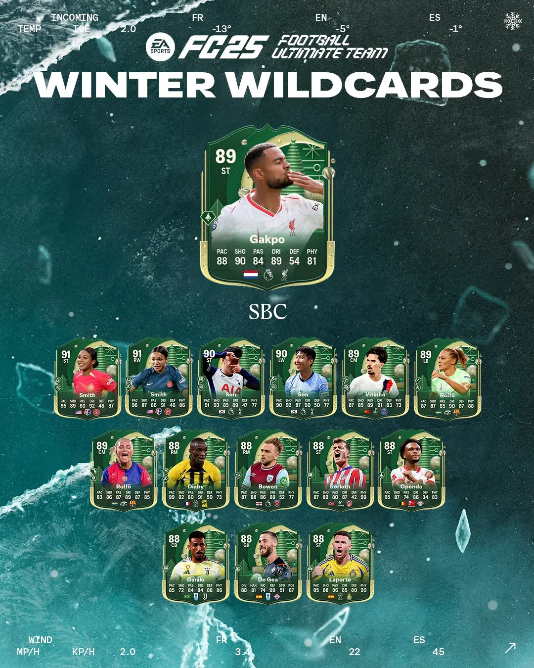 EA FC 25 SBC Gakpo Jolly Invernali Soluzioni E Recensione Della Carta Winter Wildcards.