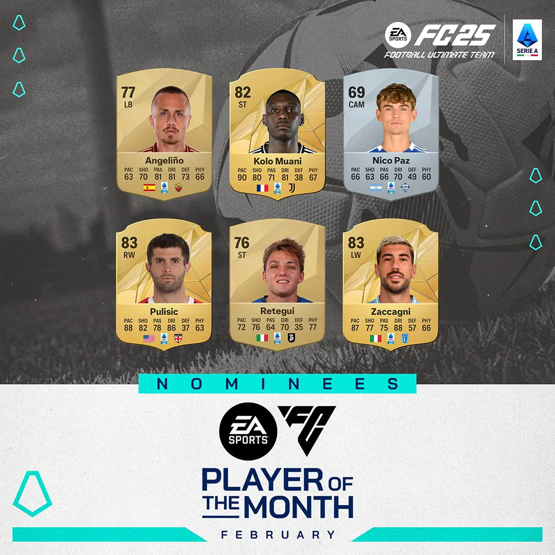 EA FC 25 Candidati POTM Serie A Di Febbraio Vota Il Migliore.