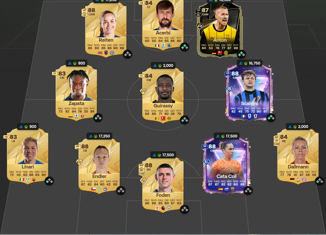 Soluzione Forma Smagliante SBC Alexis Sanchez Flashback.