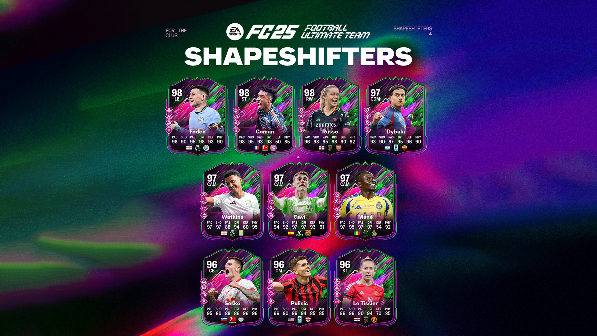 EA FC 25 Team 3 Mutaforma Elenco Carte Speciali Della Terza Squadra ShapeShifters EA FC 25 Team 3 Mutaforma Elenco Carte Speciali Della Terza Squadra ShapeShifters