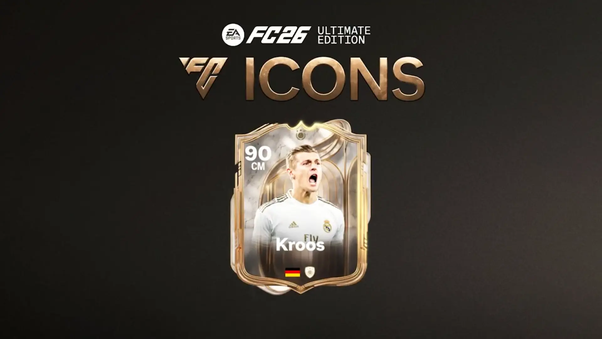 ea fc 26 toni kross ricever224 una carta icona per la modalit224 ultimate team