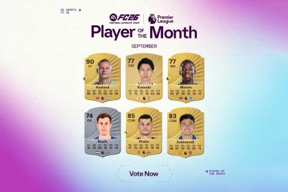 Cover Candidati POTM Premier League Settembre EA FC 26