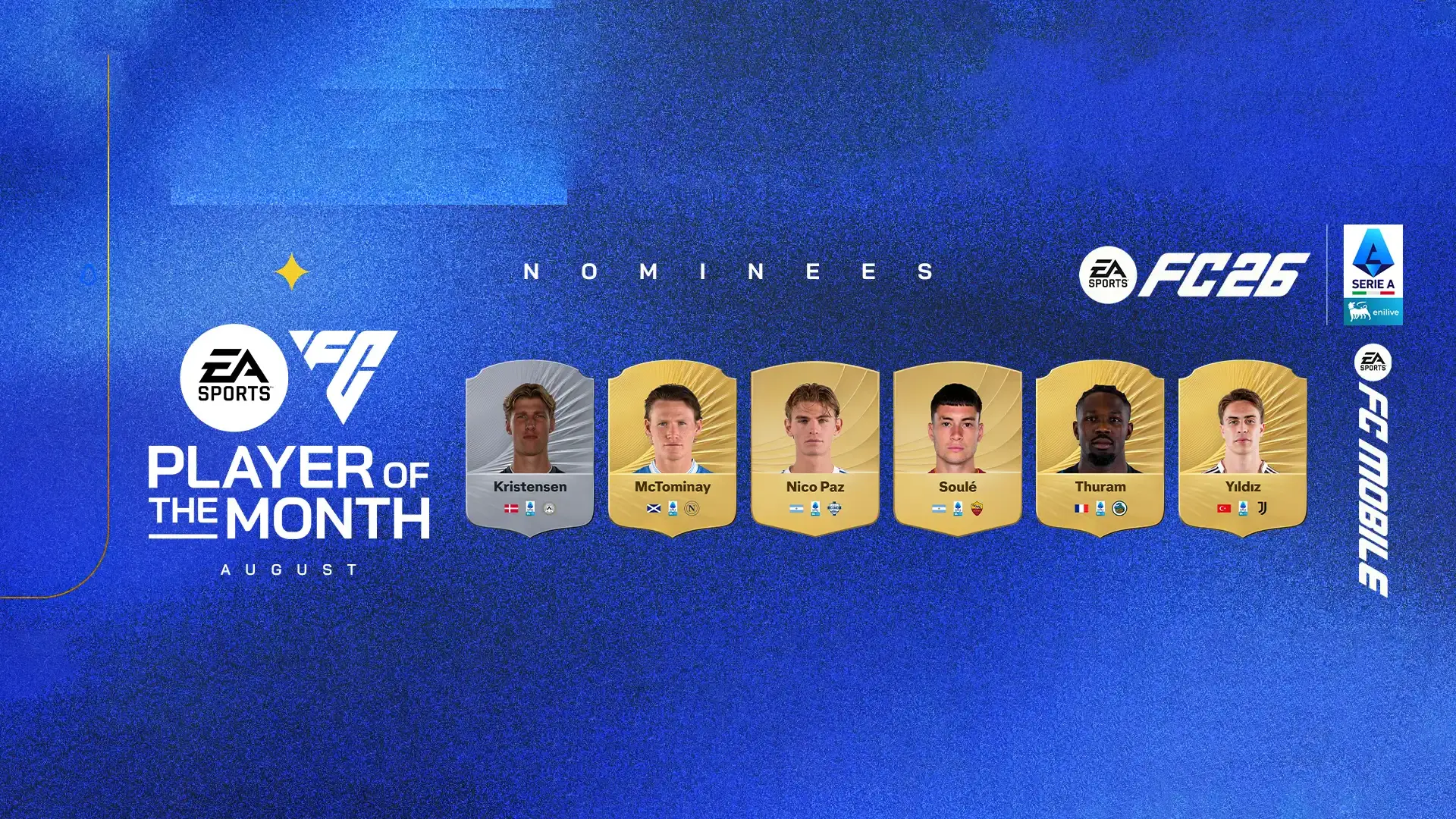 EA FC 26 Lista Candidati POTM Serie A Di Agosto Vota Il Migliore EA FC 26 Lista Candidati POTM Serie A Di Agosto Vota Il Migliore