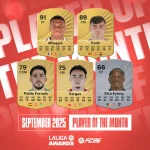 Cover Candidati POTM Settembre LaLiga EA FC 26
