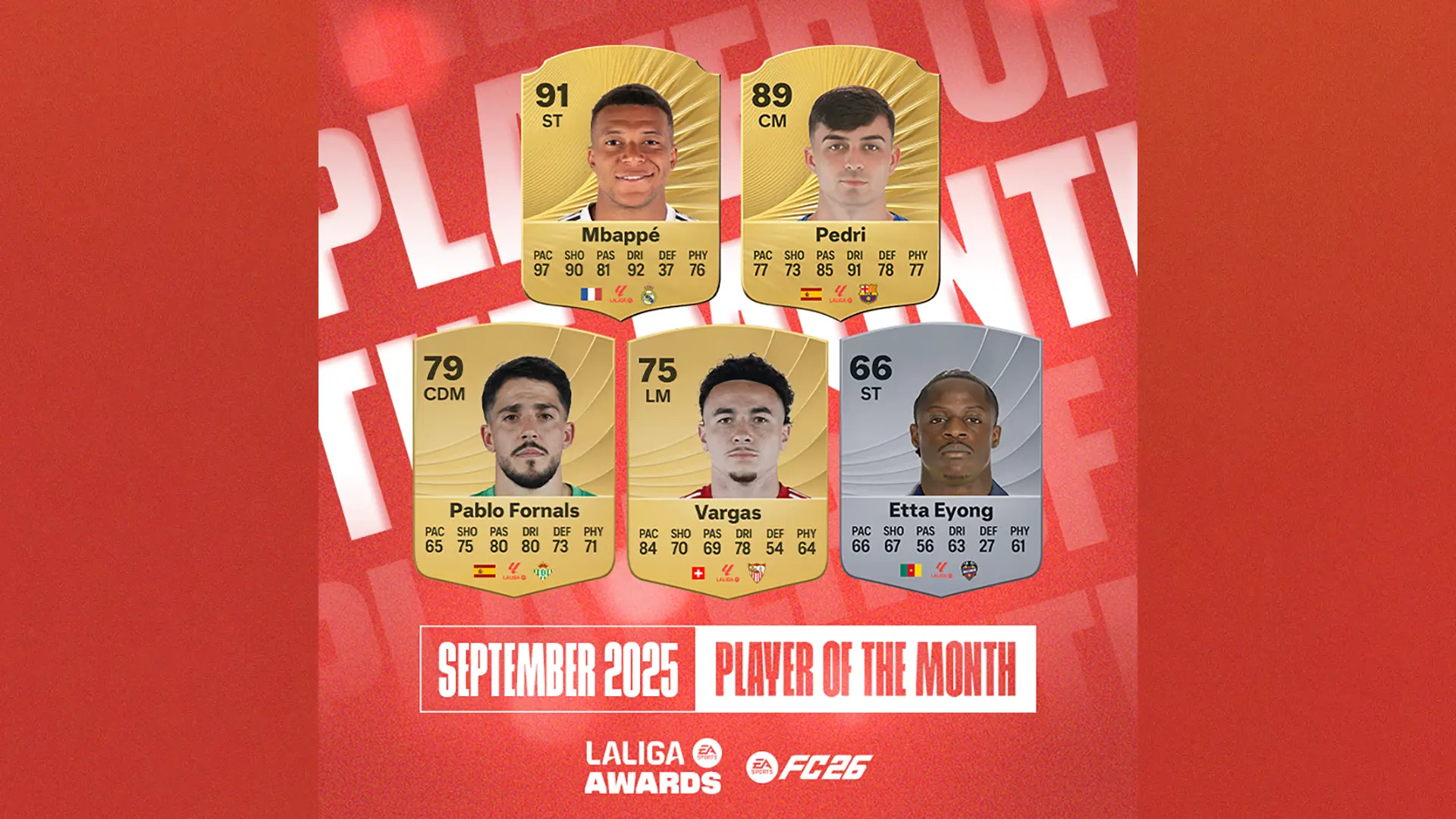 EA FC 26 Lista Candidati POTM LaLiga Di Settembre Vota Il Giocatore Migliore