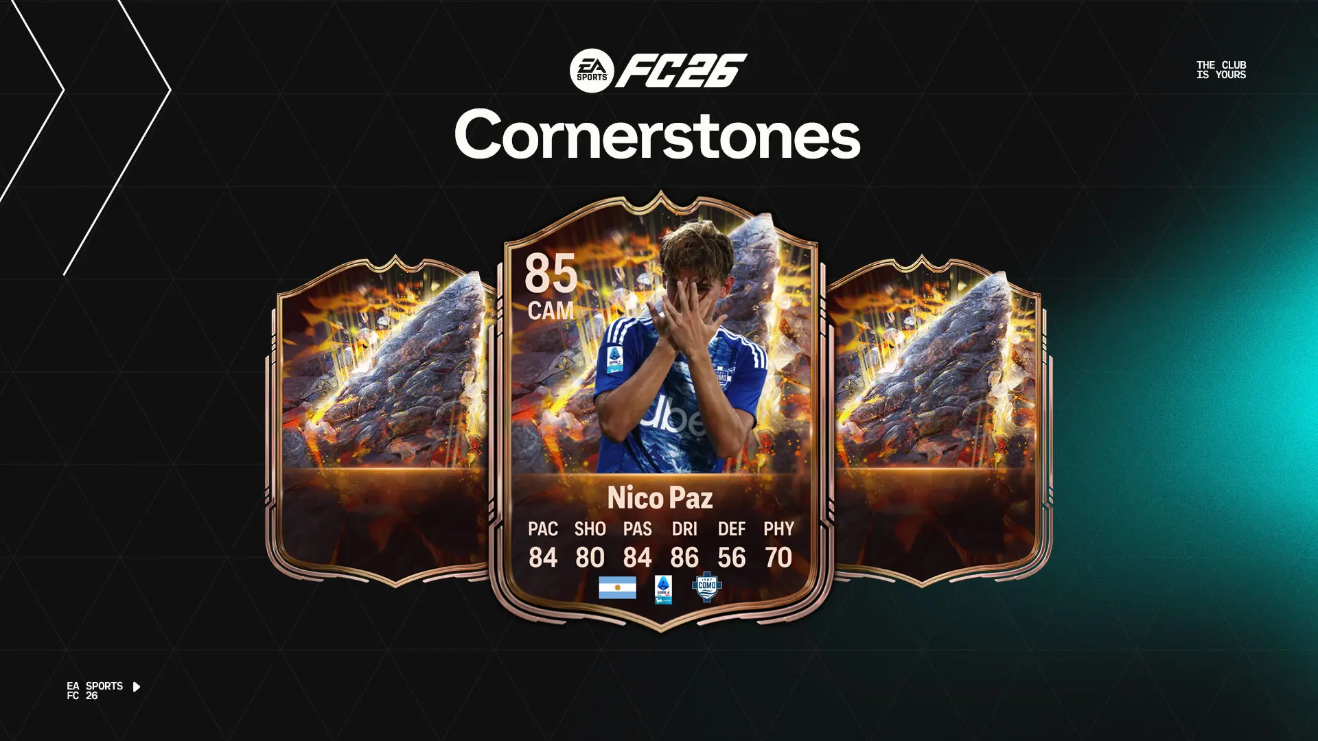 EA FC 26 La Carta Cornerstones Di Nico Paz E’ Trapelata Sul Web