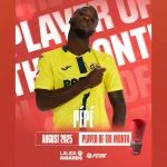 Cover Pepe POTM LaLiga August EA FC 26