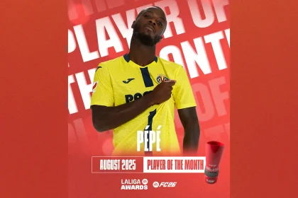 Cover Pepe POTM LaLiga August EA FC 26
