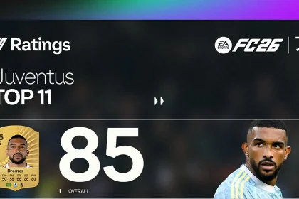 Cover Top 11 Rating Juventus Ultimate Team EA FC 26
