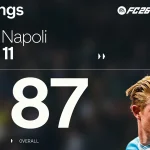 Cover Top 11 Rating Napoli Ultimate Team EA FC 26