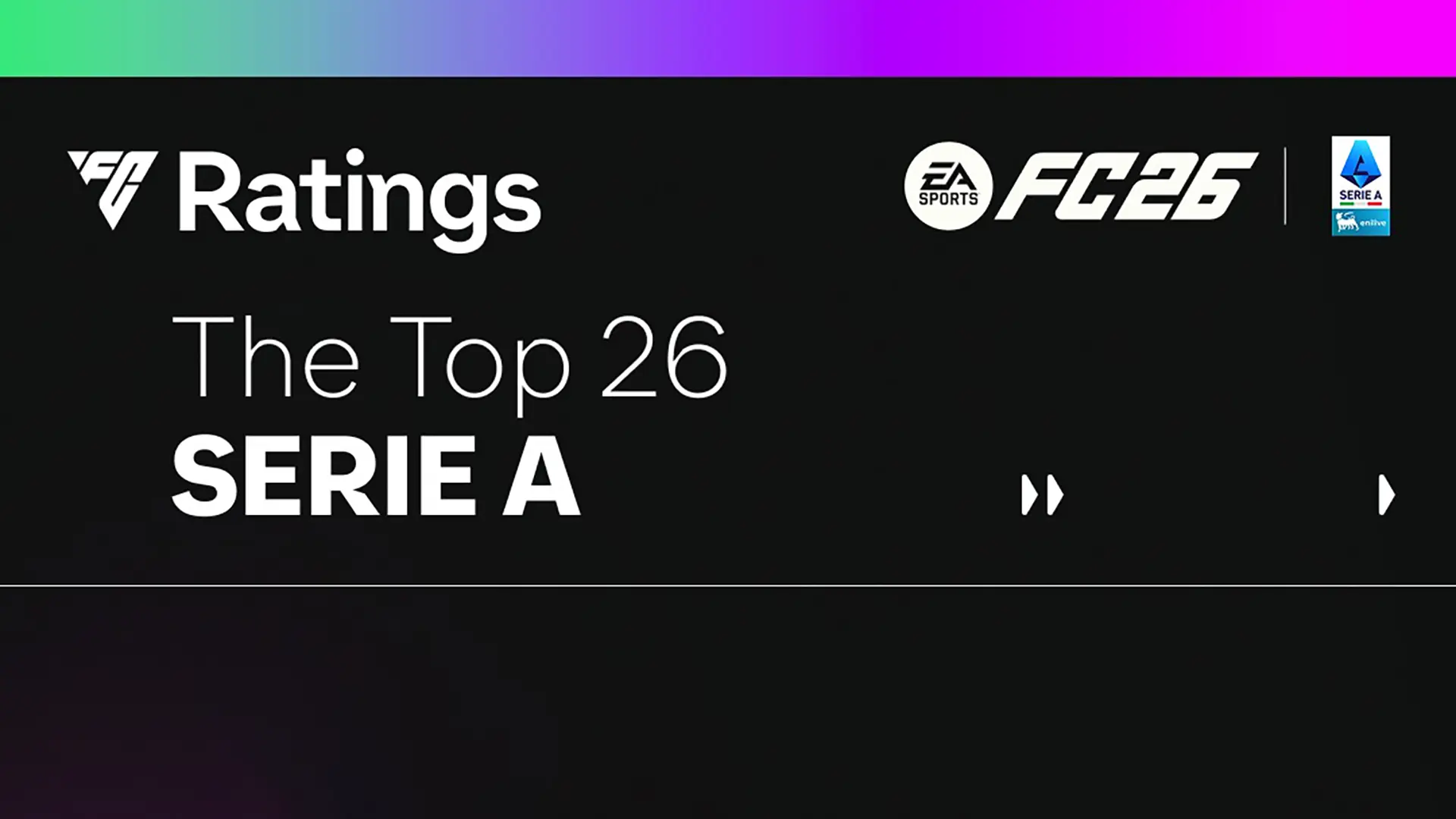 EA FC 26 Serie A Ratings Elenco Giocatori Con L’Overall Più Alto