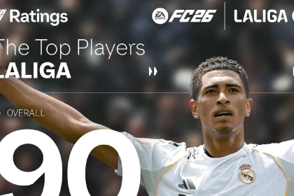 Cover Top 28 LaLiga Ratings Ultimate Team EA FC 26