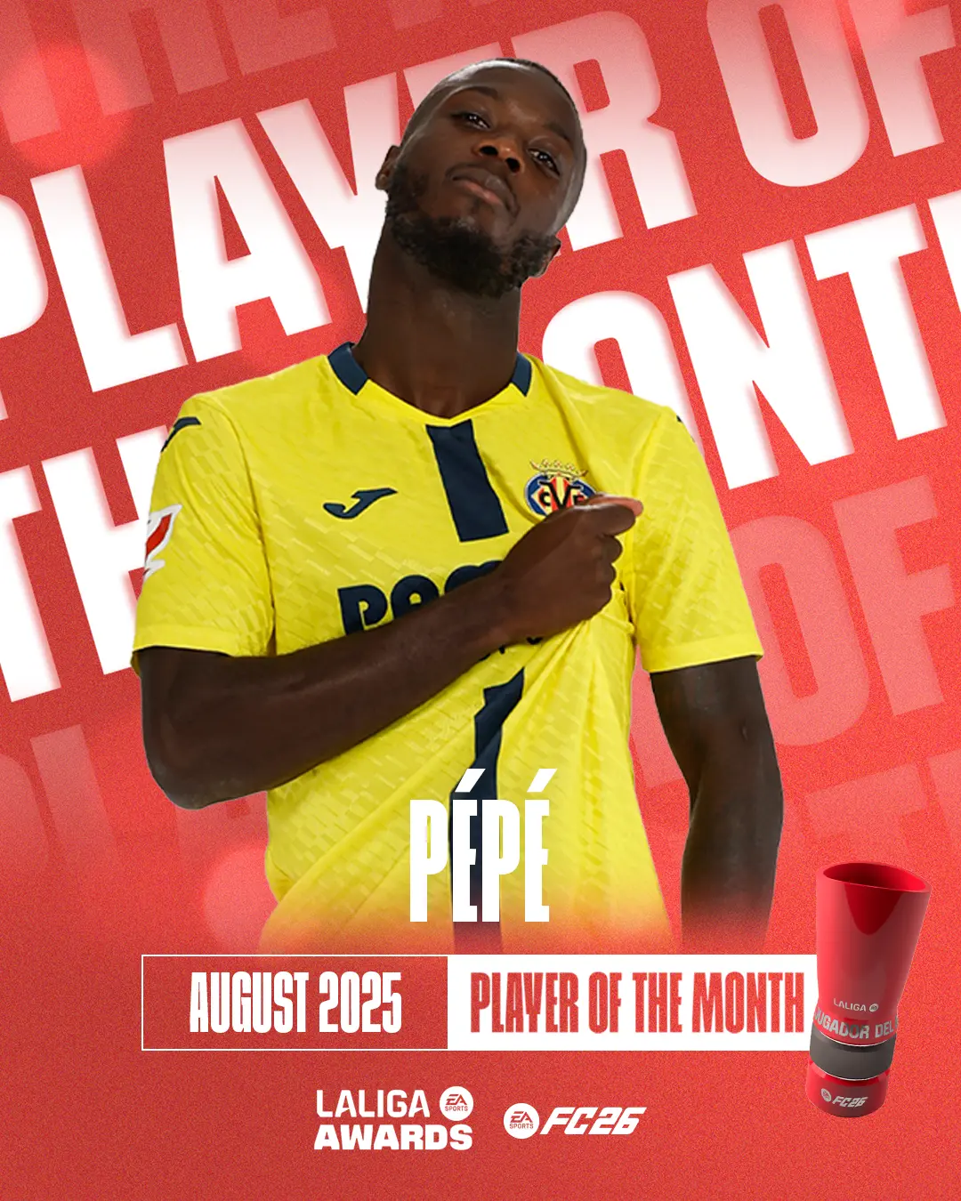 EA FC 26 Nicola Pepe E' Il POTM Di Agosto De LaLiga.