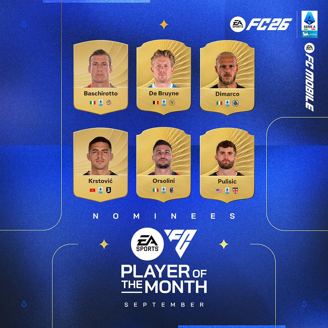 EA FC 26 Elenco Candidati POTM Serie A Di Settembre Vota Il Migliore.