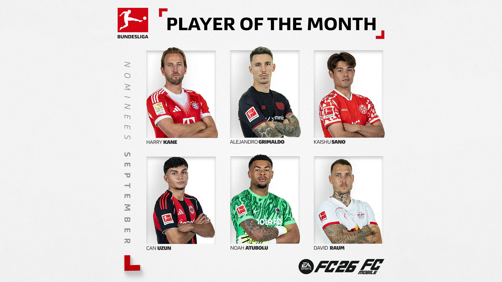 ea fc 26 elenco candidati potm bundesliga di settembre vota il giocatore migliore