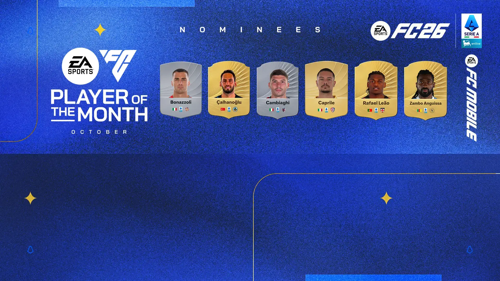 ea fc 26 lista candidati potm serie a di ottobre vota il migliore da Fifaultimateteam.it ea fc 26 lista candidati potm serie a di ottobre vota il migliore