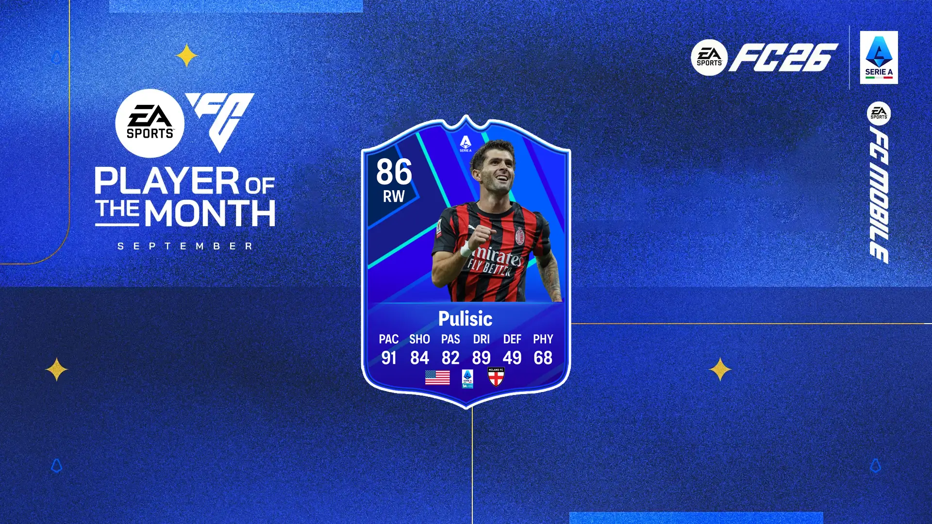 EA FC 26 La Carta Player Of The Month Di Christian Pulisic E’ Trapelata Sul Web