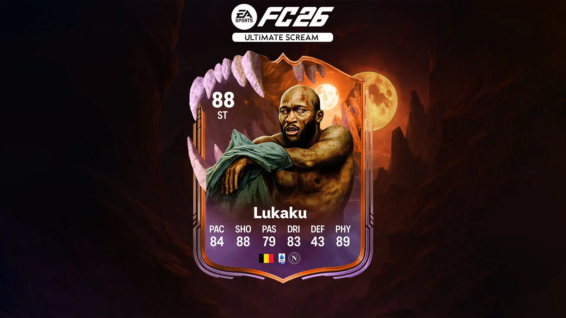 Cover Romelu Lukaku Ultimate Scream Prediction EA FC 26