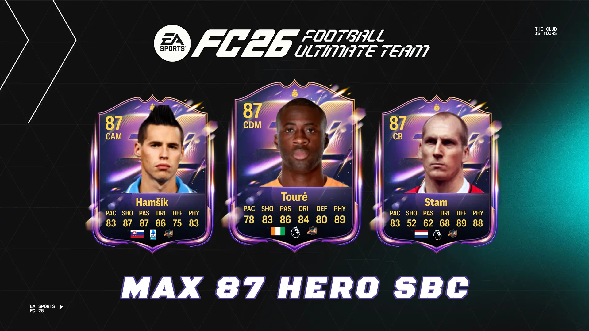EA FC 26 SBC Aggiornamento Eroi Base Max 87 Elenco Carte E Soluzioni