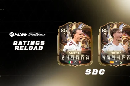 Cover SBC Calafiori Huijsen Player Pick Ratings Reload EA FC 26