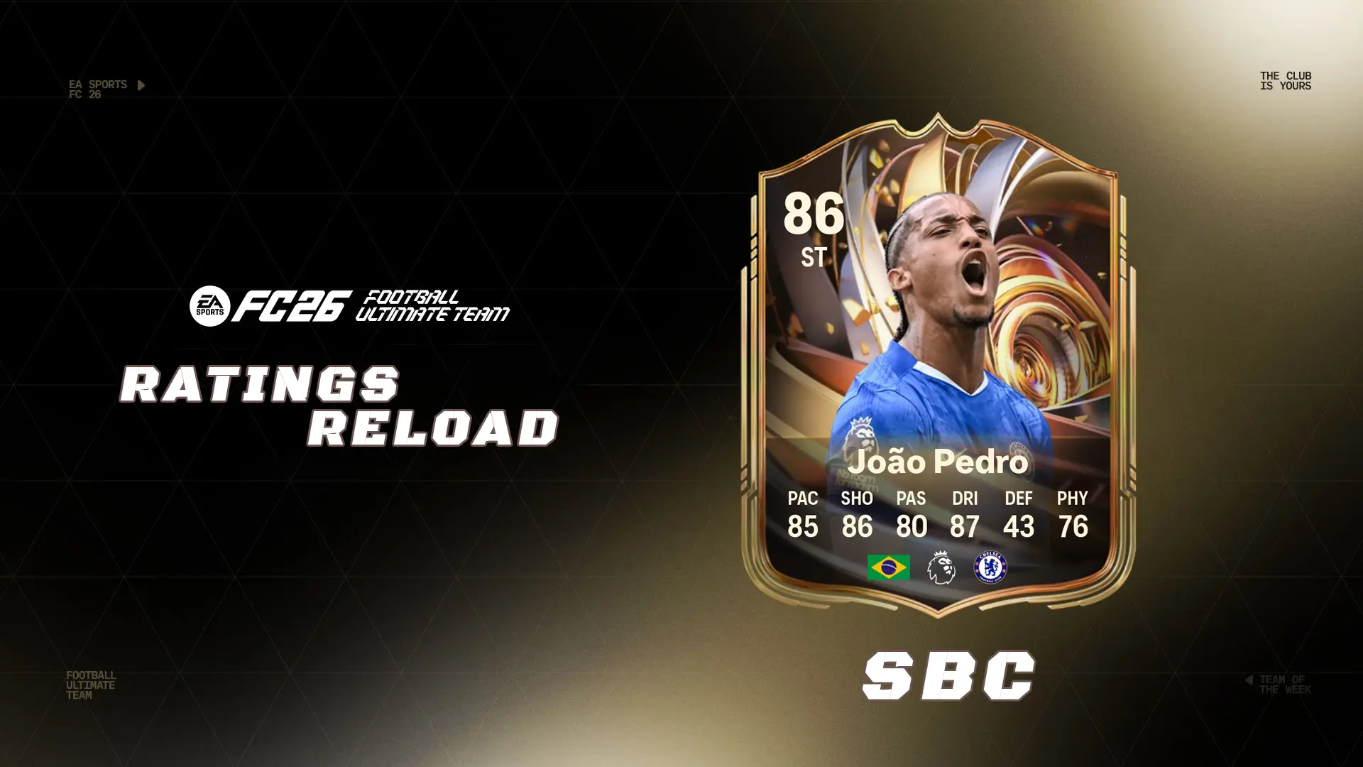 EA FC 26 SBC Joao Pedro Ratings Reload Recensione E Test In Game Con Il Meta EA FC 26 SBC Joao Pedro Ratings Reload Recensione E Test In Game Con Il Meta