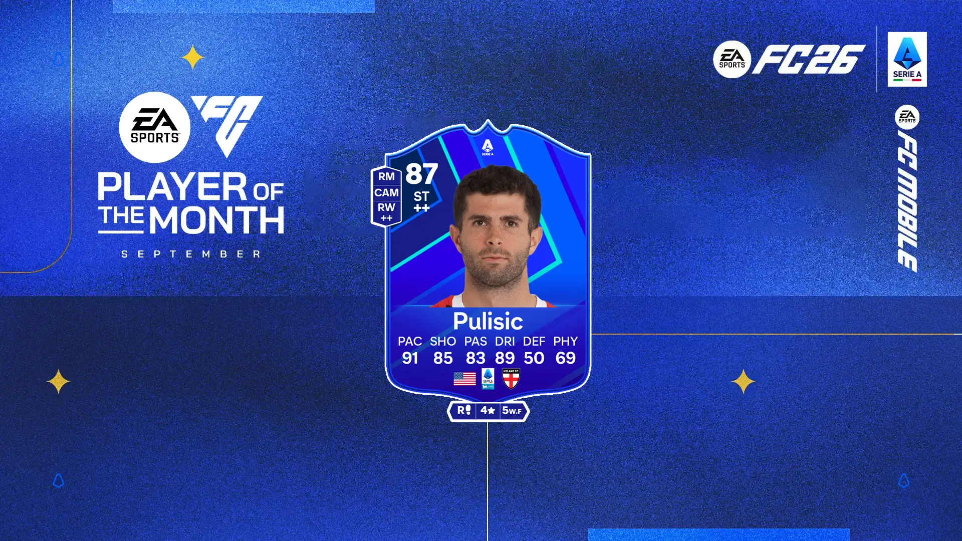 EA FC 26 SBC Christian Pulisic POTM Settembre Serie A Recensione E Test In Game Con Il Meta EA FC 26 SBC Christian Pulisic POTM Settembre Serie A Recensione E Test In Game Con Il Meta