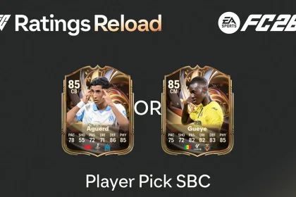 Cover SBC Player Pick Aguerd Gueye Ratings Reload EA FC 26