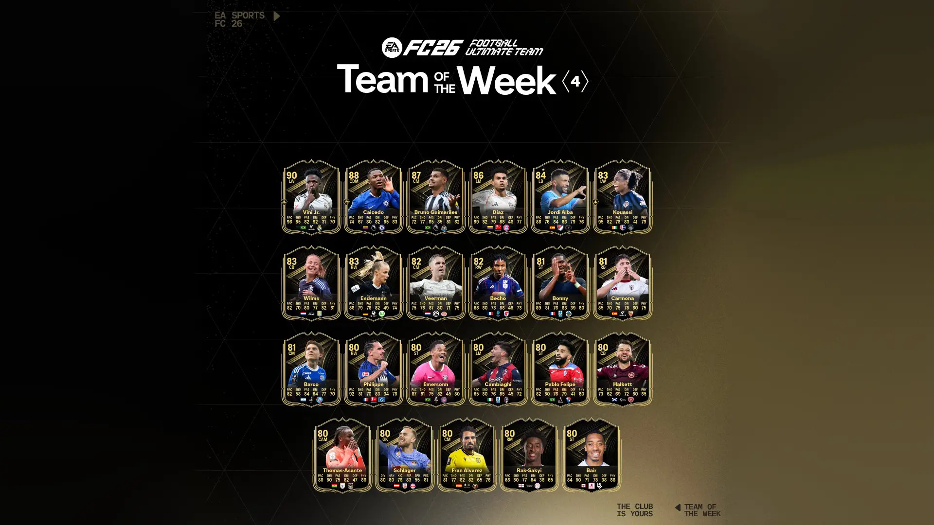 Cover TOTW 4 EA FC 26