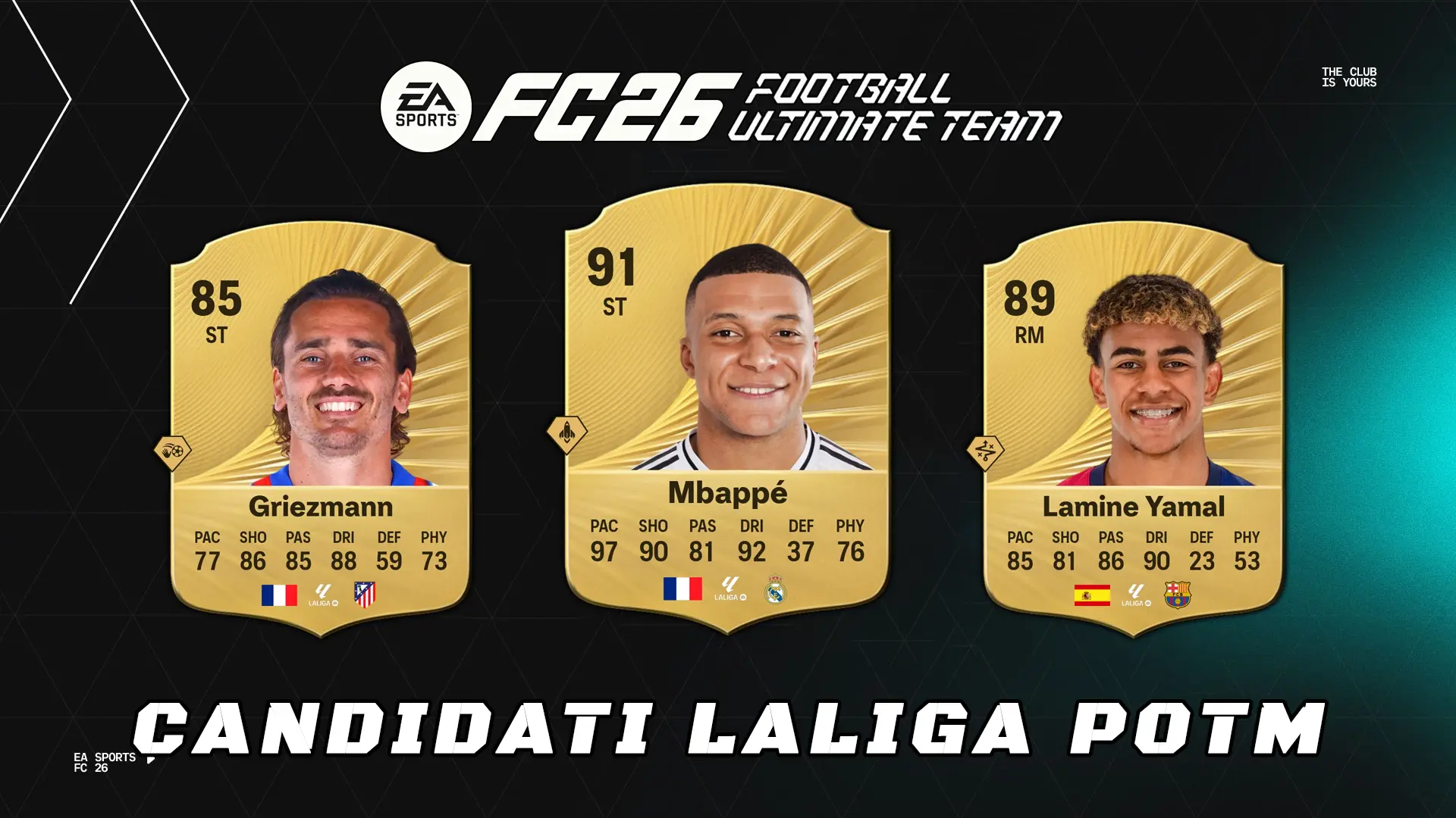 EA FC 26 Elenco Candidati POTM LaLiga Di Novembre Vota Il Giocatore Migliore