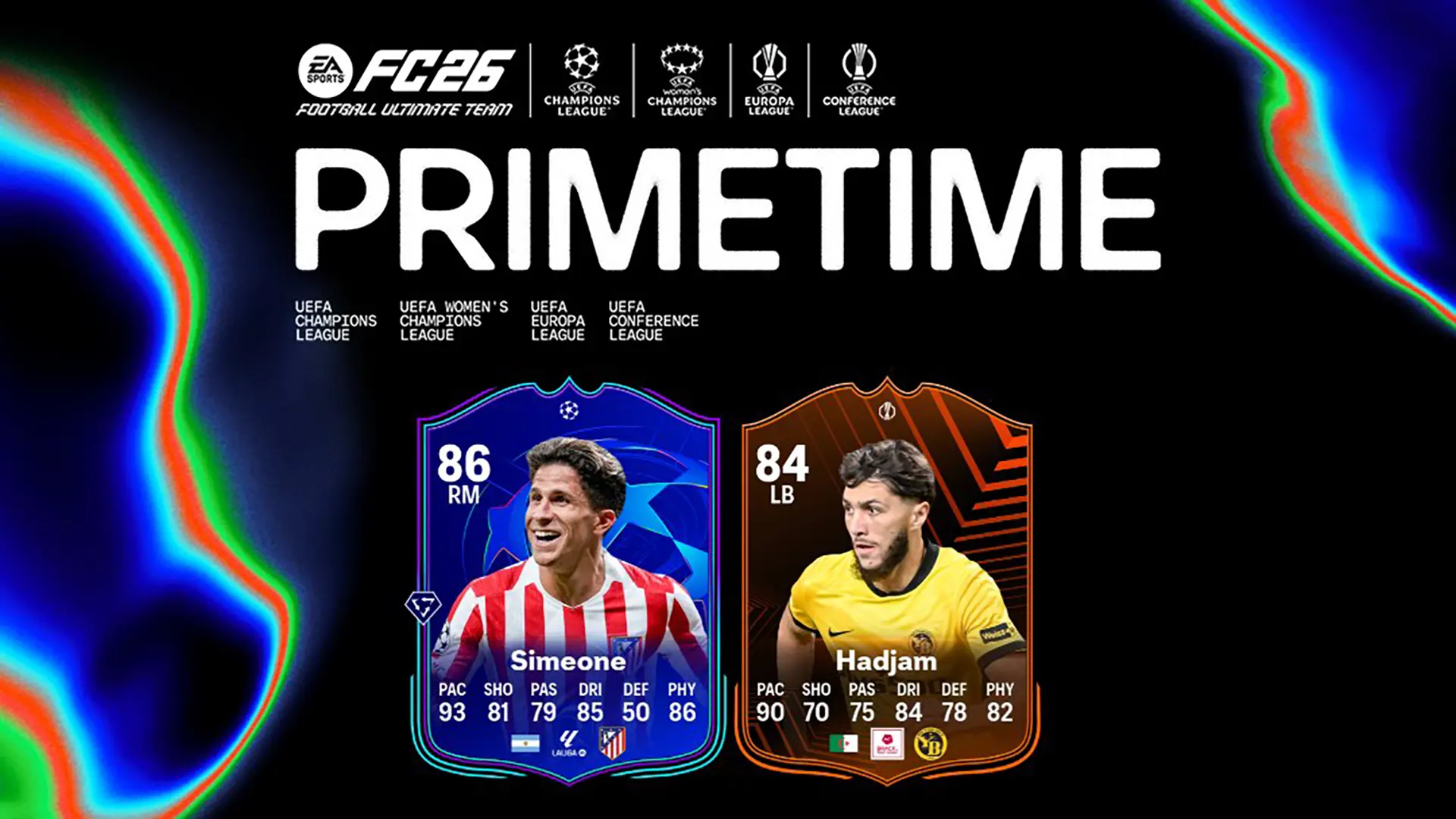 Cover Giuliano Simeone UEFA Primetime EA FC 26