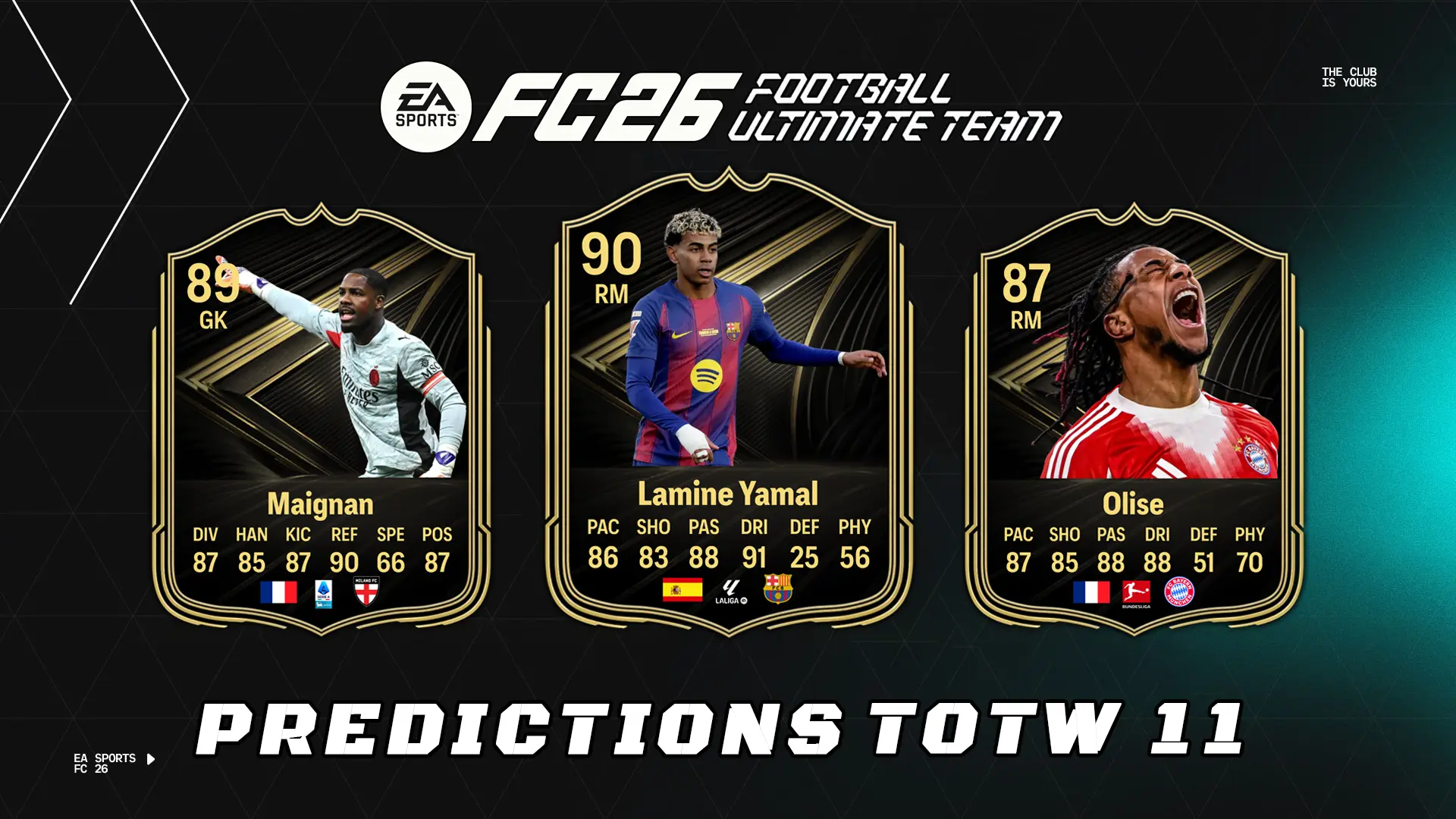 Cover Prediction TOTW 11 EA FC 26