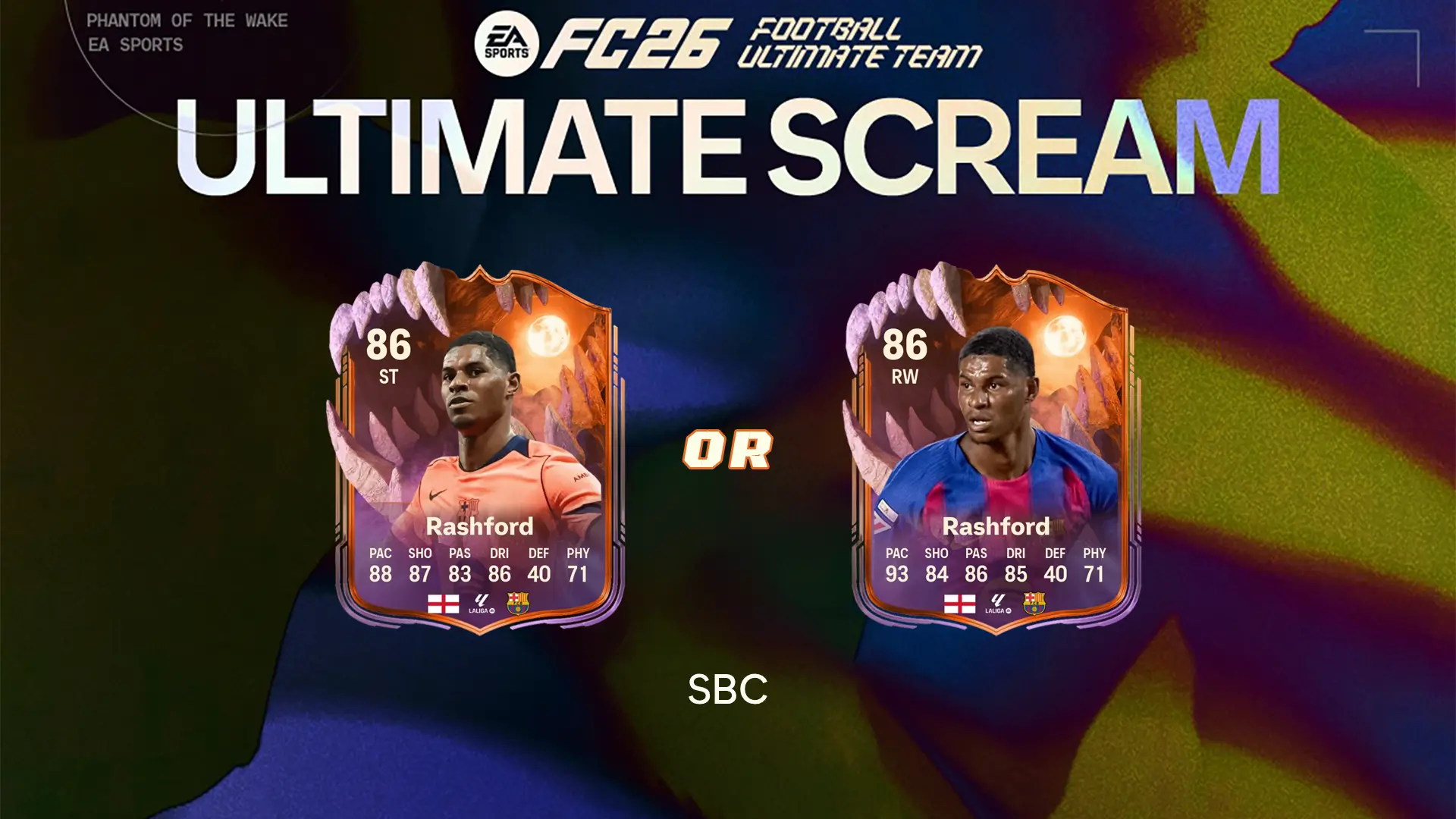 EA FC 26 SBC Rashford Ultimate Scream Quale Carta Scegliere EA FC 26 SBC Rashford Ultimate Scream Quale Carta Scegliere