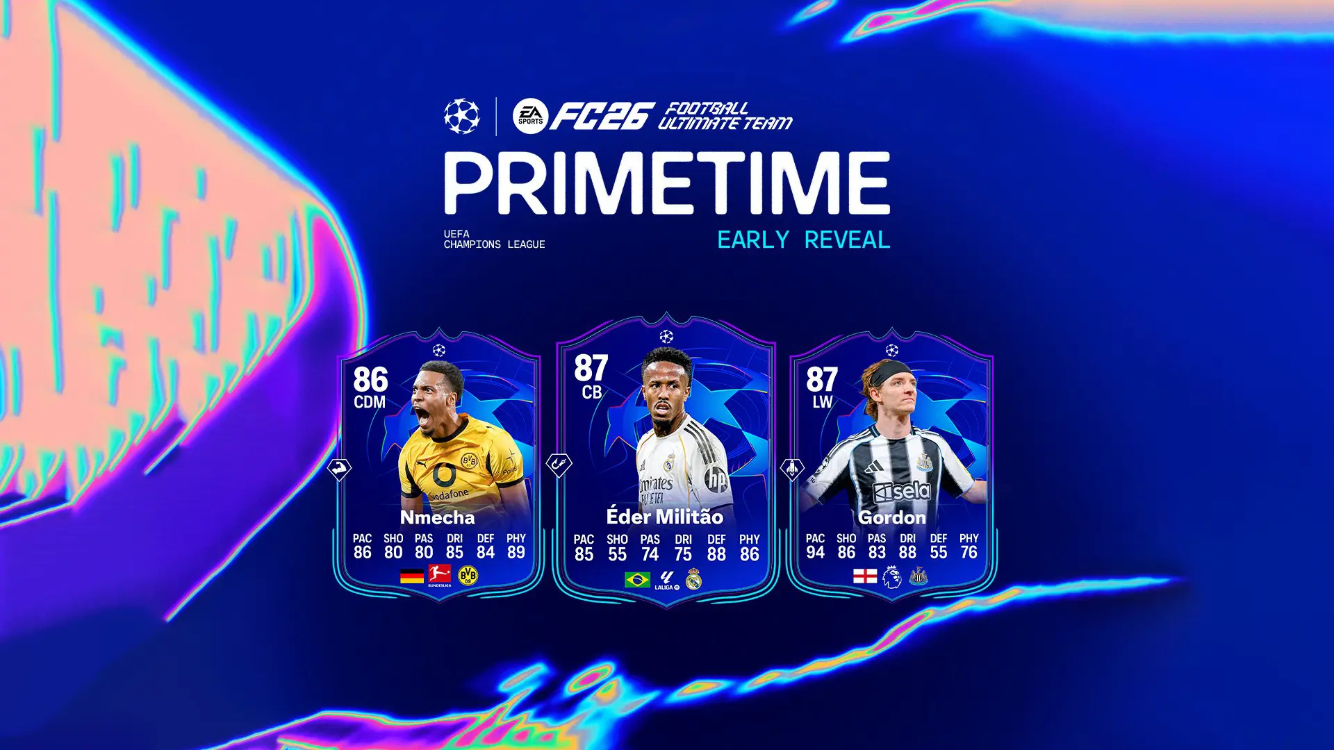 EA FC 26 Team 1 Primetime Lista Carte Inserite Nella Prima Squadra Delle Coppe Europee