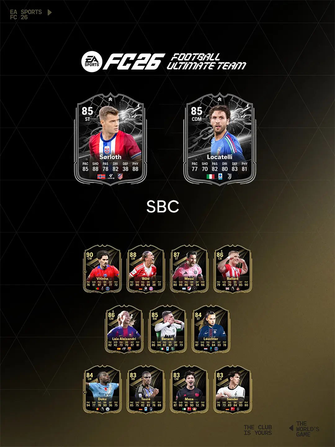 EA FC 26 SBC Locatelli Vs. Sorloth Showdown Quale Carta Scegliere E Quali Boost Ricevono.