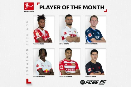 Cover Candidati POTM Novembre Bundesliga EA FC 26