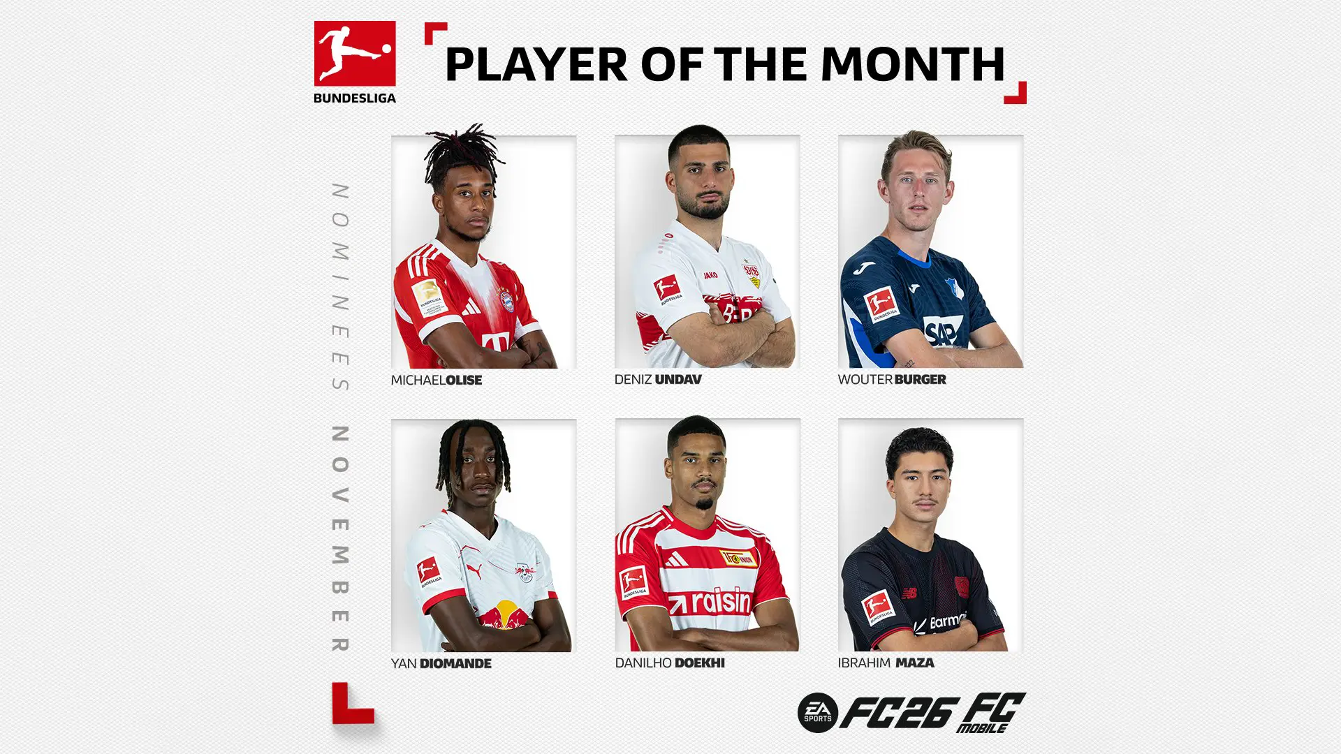 EA FC 26 Lista Candidati POTM Bundesliga Di Novembre Vota Il Giocatore Migliore