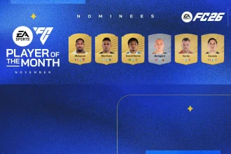 Cover Nominees POTM November Serie A EA FC 26