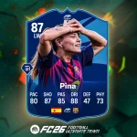 Cover SBC Claudia Pina POTM November Prediction EA FC 26