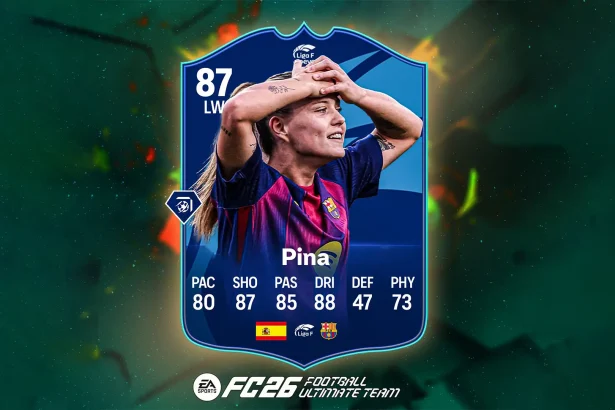 Cover SBC Claudia Pina POTM November Prediction EA FC 26