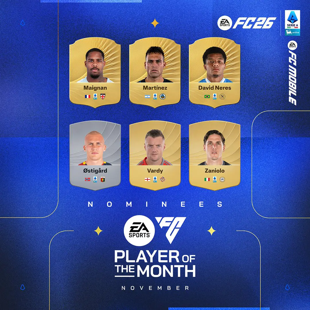EA FC 26 Elenco Candidati POTM Serie A Di Novembre Vota Il Migliore.