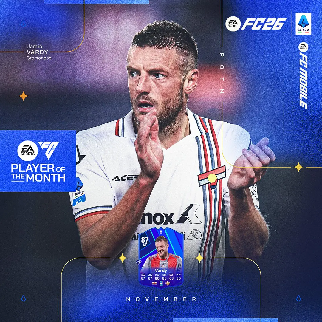 EA FC 26 SBC Jamie Vardy POTM Novembre Serie A Recensione E Test In Game Con Il Meta.