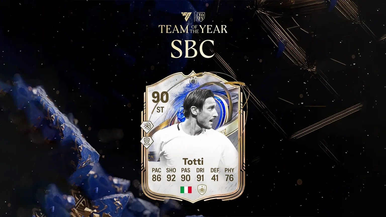 Cover Totti Icona TOTY Prediction EA FC 26