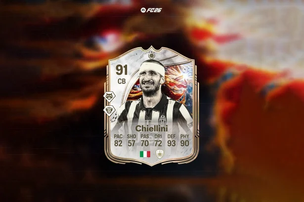 Cover Giorgio Chiellini Knockout Royalty Icon Prediction EA FC 26