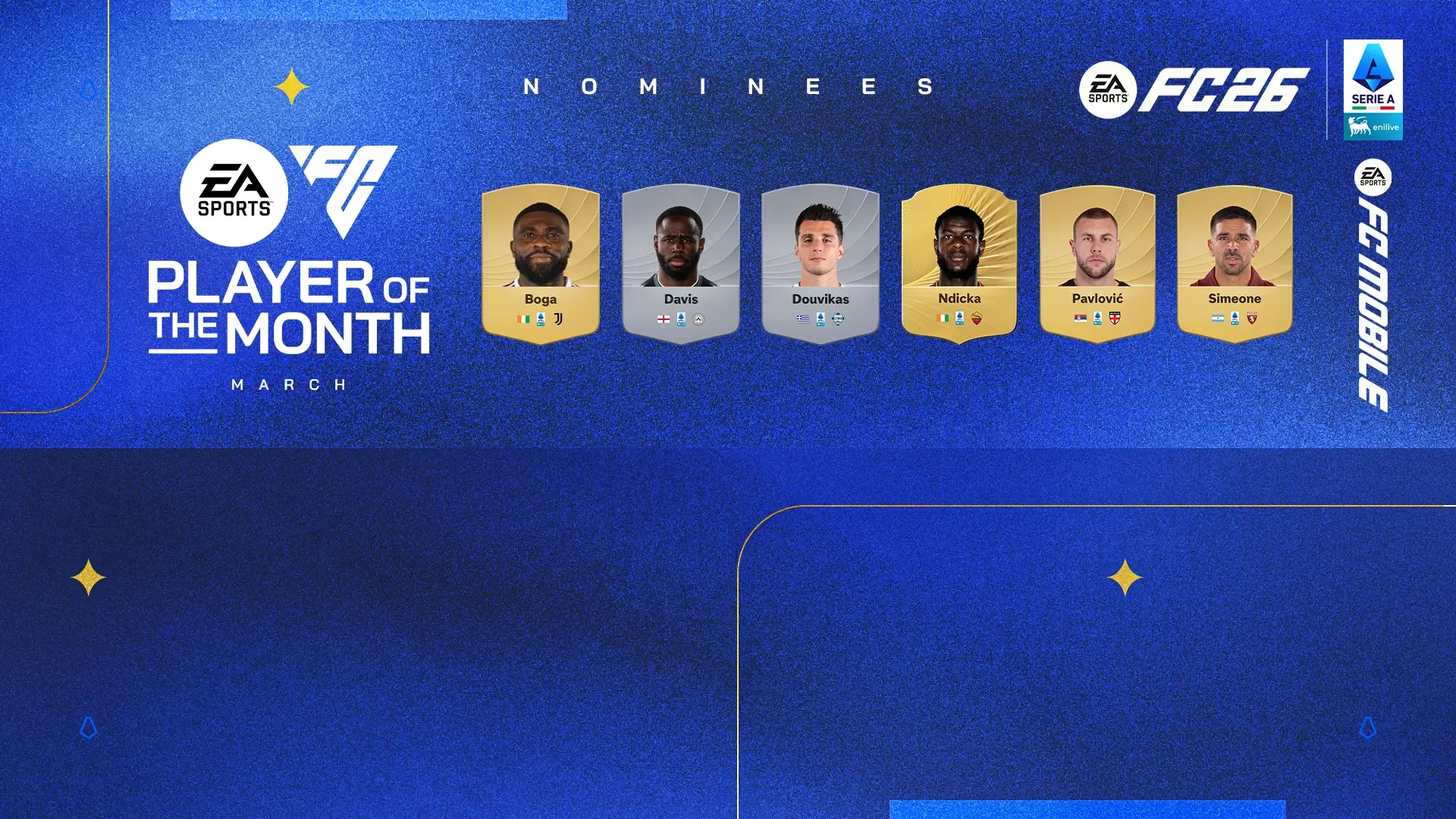 Cover Candidati POTM Marzo EA FC 26
