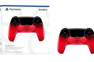 Cover Controller Dualsense Techno Red PlayStation 5