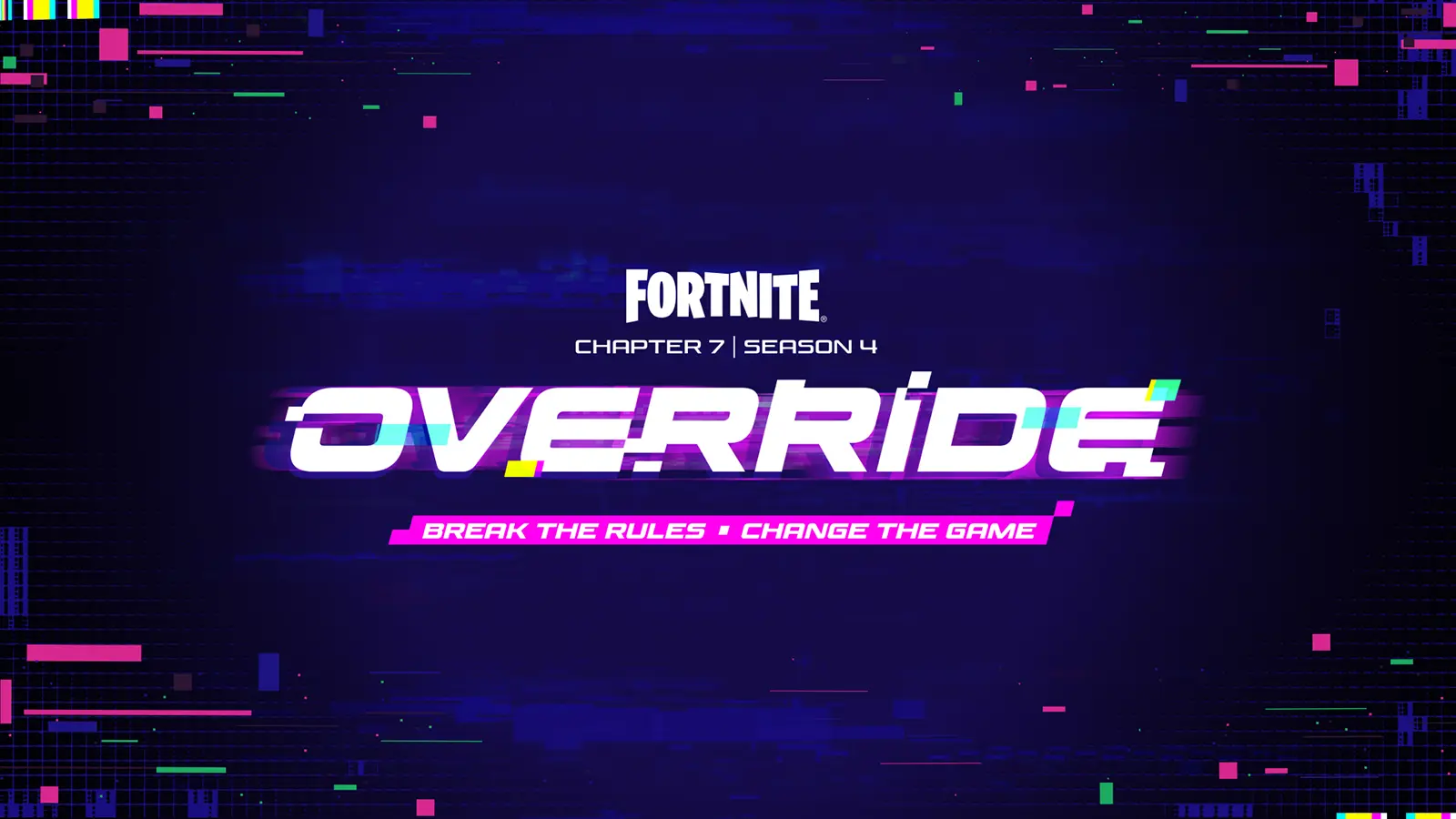 Cover Fortnite Override Stagione 4 Capitolo 7