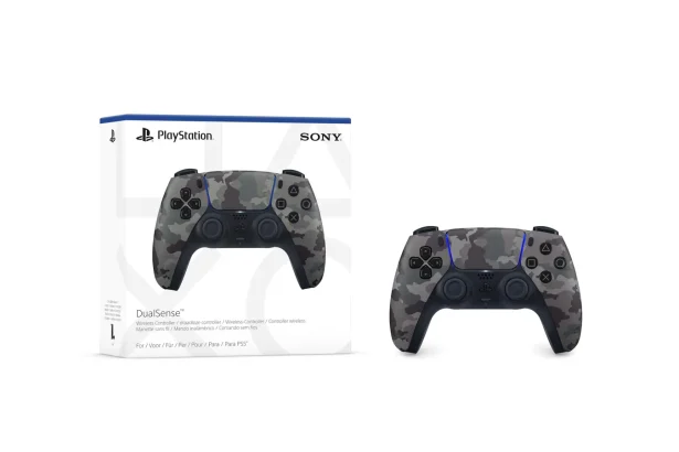 Cover DualSense Wireless Controlle Gray Camouflage PS5